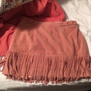 Kittenish fringe skirt Jessie James decker